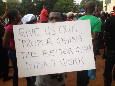 propreghana, better ghana, accra, occupy, governement